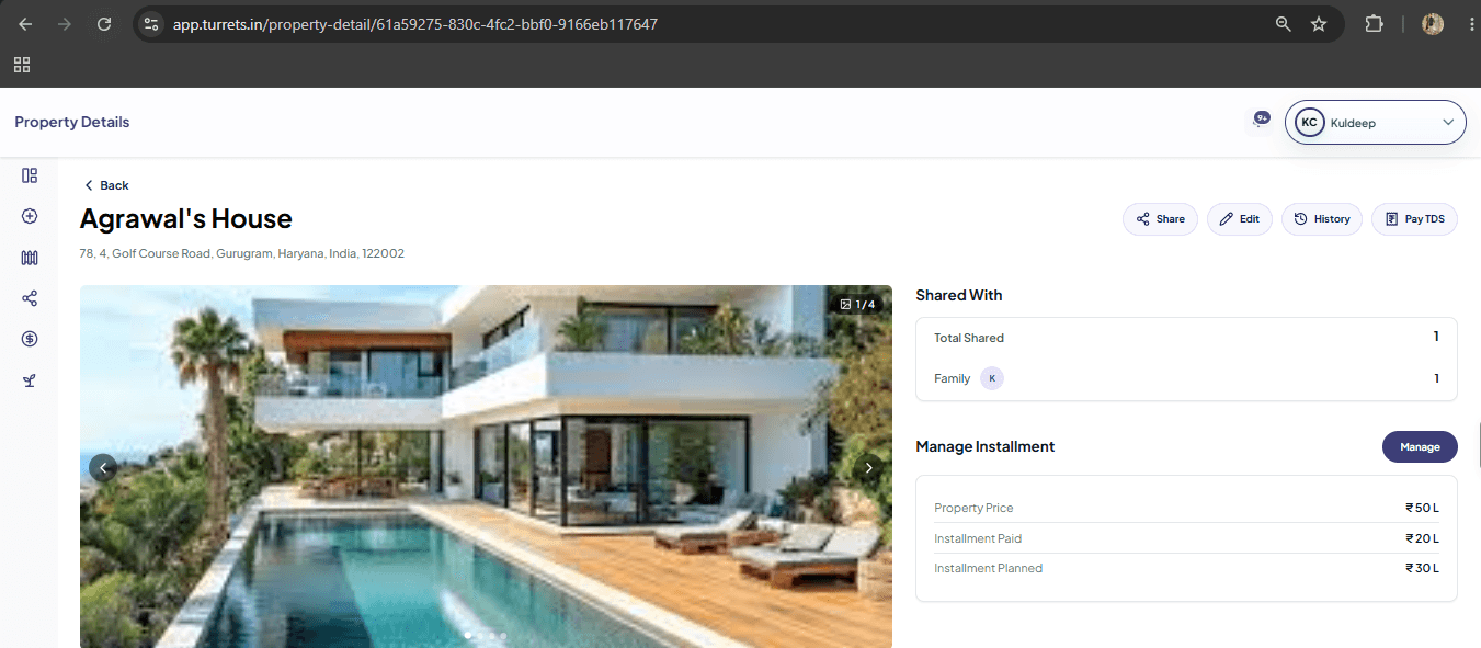 Property Readiness screen